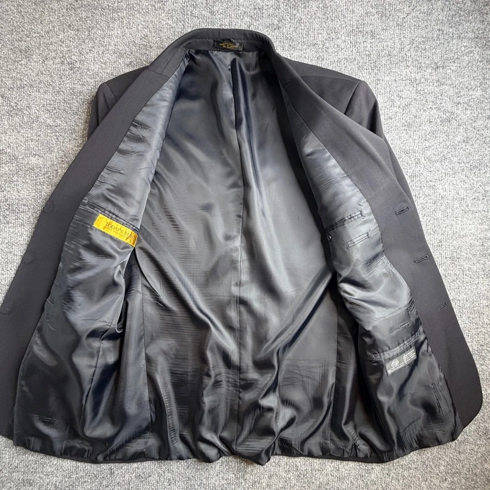 Today’s‎ Man Gray Men’s Blazer 100% Pure Wool Size 40R